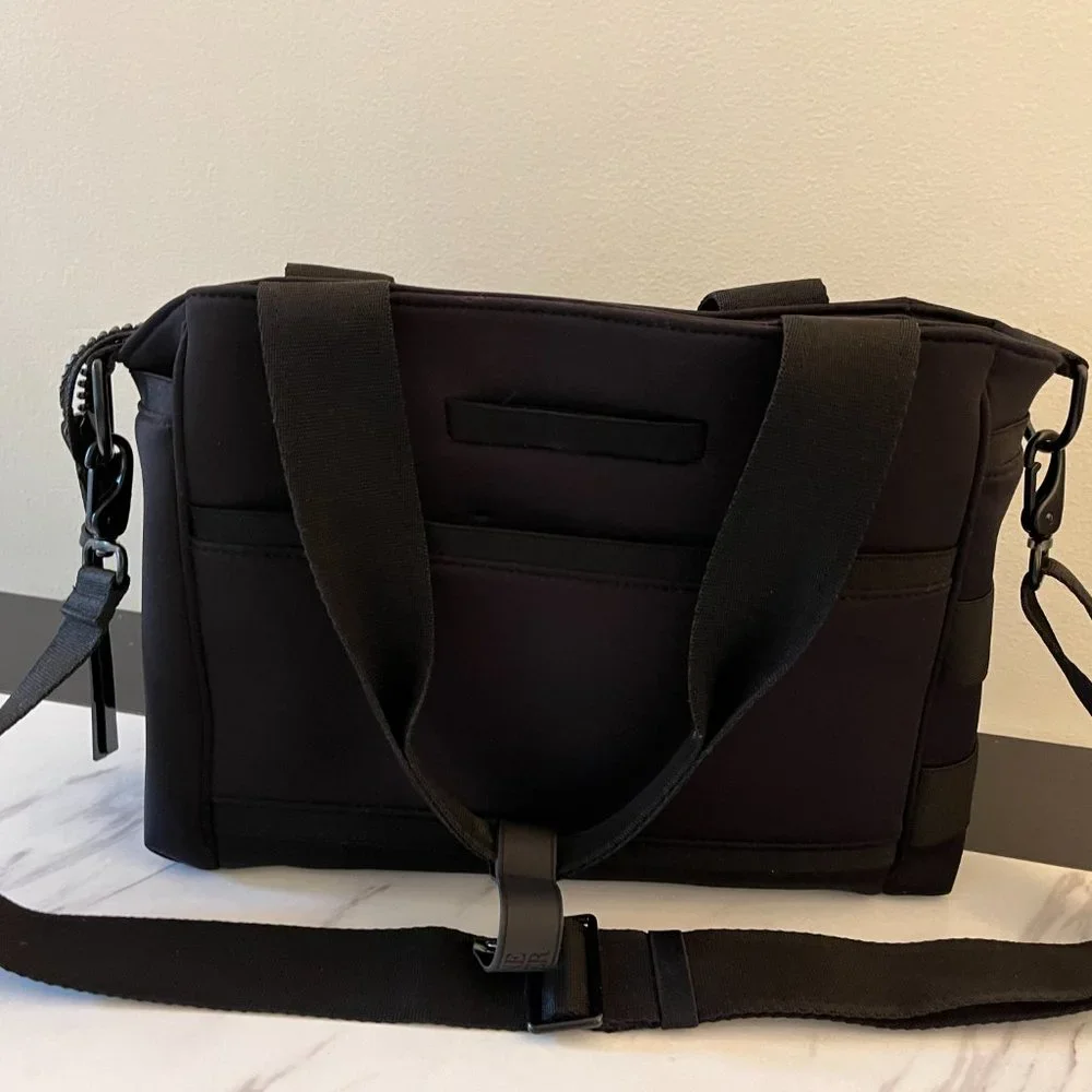 Dagne Dover Black Baby Bag Tote
